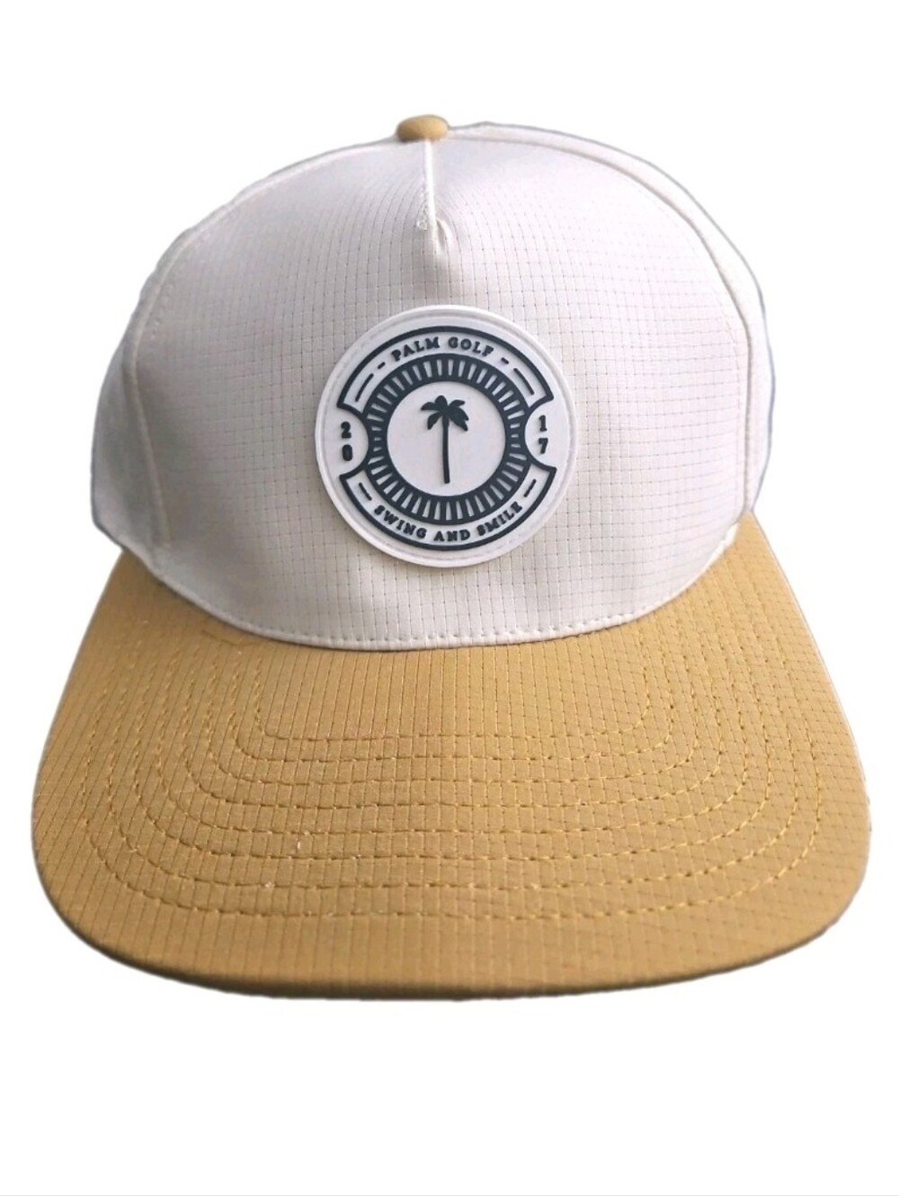Palm Golf Glove Co Local Hat Cap Snapback Golfer Swing And Smile Adjustable